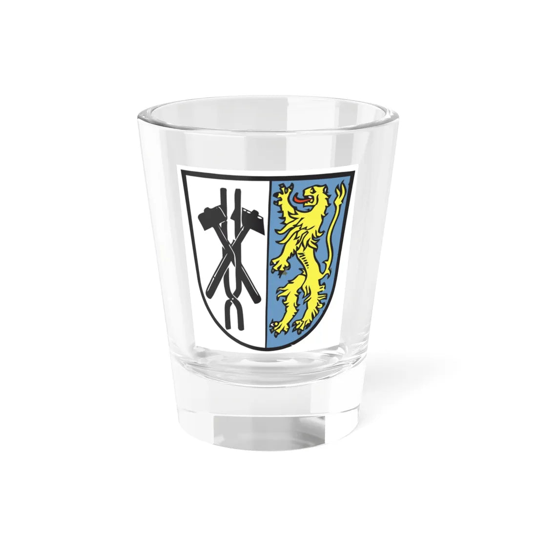 Wappen voelklingen (Germany) (Coat of Arms) Shot Glass 1.5oz 1.5oz - Go Mug Yourself