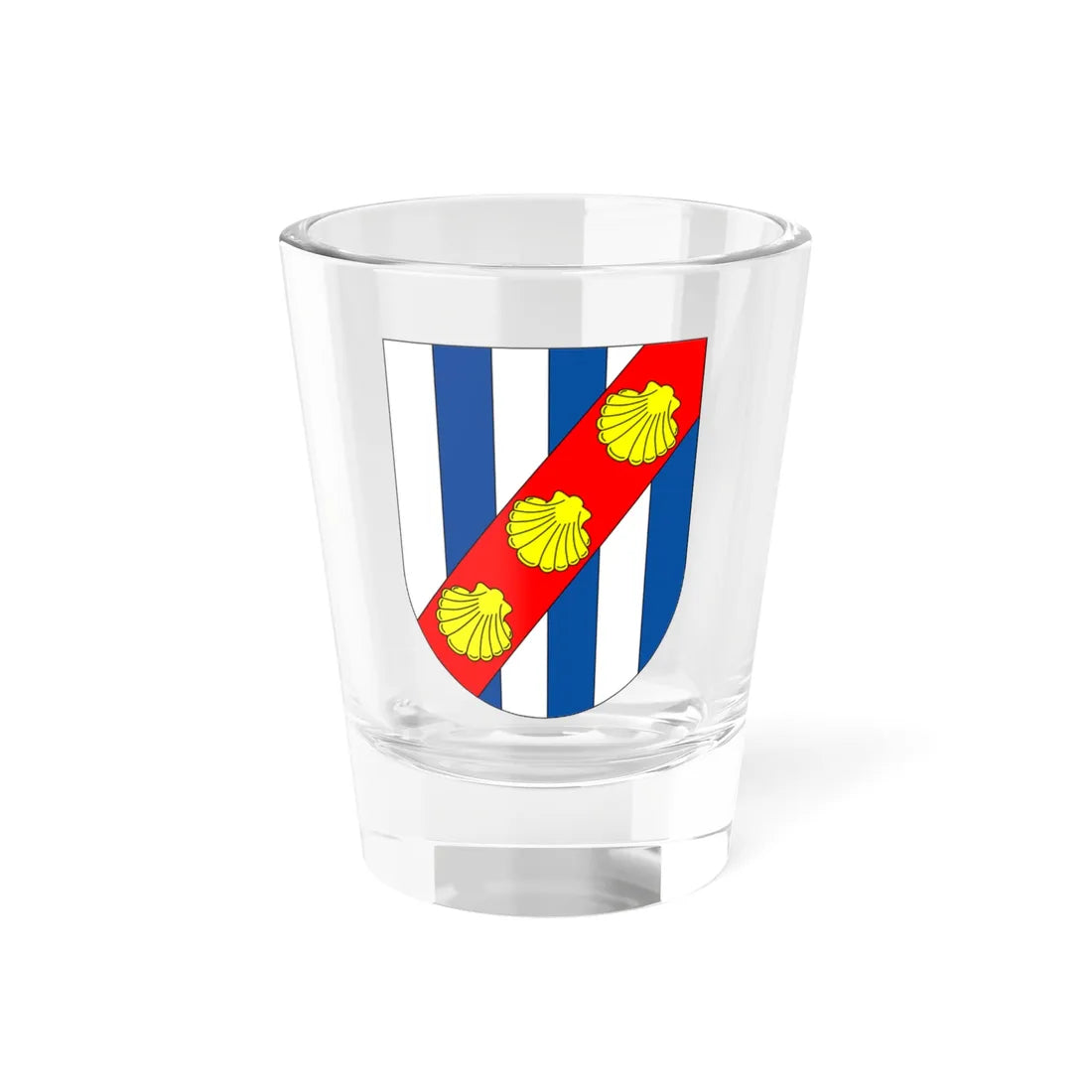 Wappen Vogtei Grandson (Switzerland) (Coat of Arms) Shot Glass 1.5oz 1.5oz - Go Mug Yourself