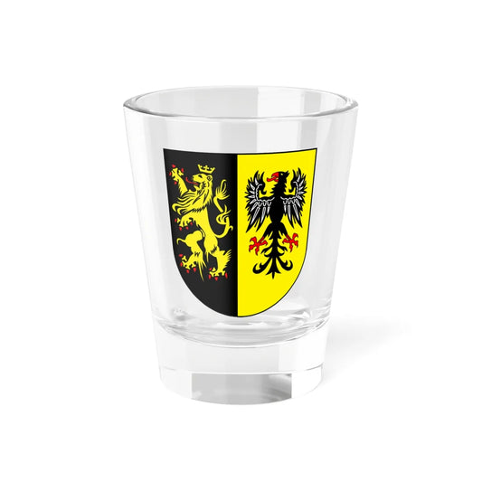 Wappen Vogtlandkreis (Germany) (Coat of Arms) Shot Glass 1.5oz 1.5oz - Go Mug Yourself
