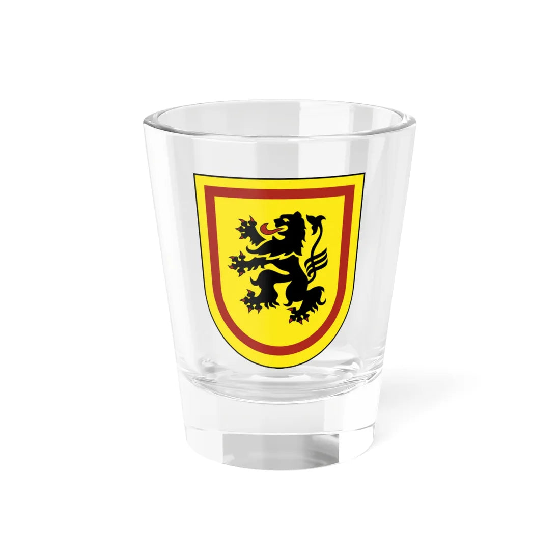 Wappen vom Landkreis Meissen 2009 (Germany) (Coat of Arms) Shot Glass 1.5oz 1.5oz - Go Mug Yourself
