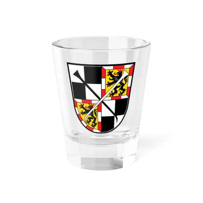 Wappen von Bayreuth (Germany) (Coat of Arms) Shot Glass 1.5oz 1.5oz - Go Mug Yourself