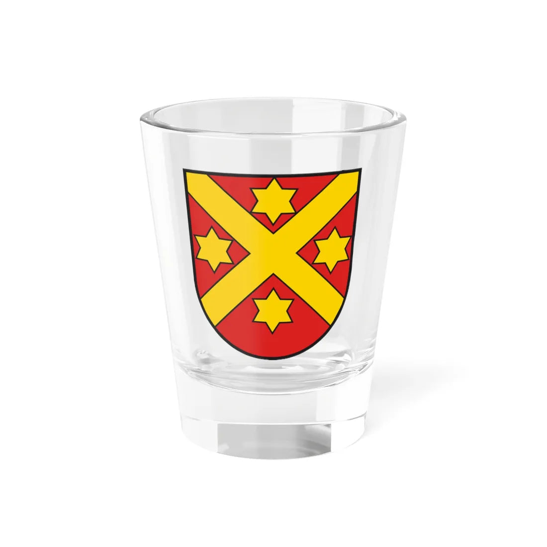 Wappen Wabern (Switzerland) (Coat of Arms) Shot Glass 1.5oz 1.5oz - Go Mug Yourself