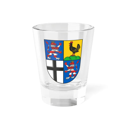 Wappen Wartburgkreis (Germany) (Coat of Arms) Shot Glass 1.5oz 1.5oz - Go Mug Yourself