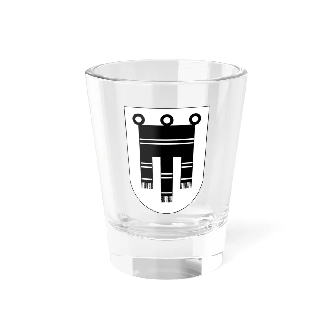 Wappen Werdenberger1 (Switzerland) (Coat of Arms) Shot Glass 1.5oz 1.5oz - Go Mug Yourself