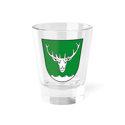 Wappen Wermsdorf (Germany) (Coat of Arms) Shot Glass 1.5oz 1.5oz - Go Mug Yourself