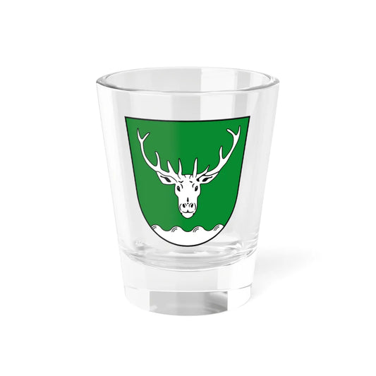 Wappen Wermsdorf (Germany) (Coat of Arms) Shot Glass 1.5oz 1.5oz - Go Mug Yourself