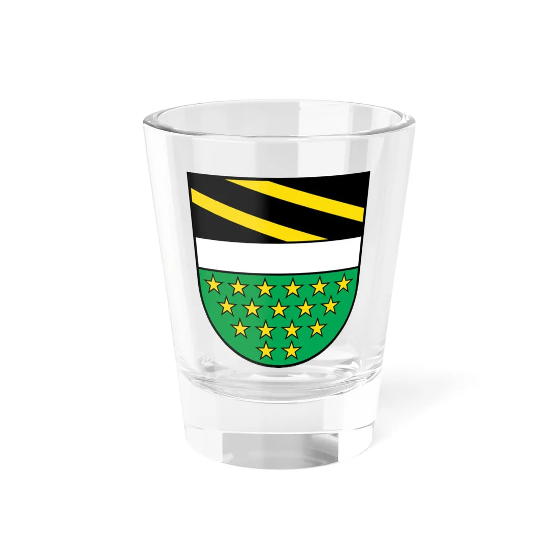 Wappen Wiedemar Sachsen (Germany) (Coat of Arms) Shot Glass 1.5oz 1.5oz - Go Mug Yourself