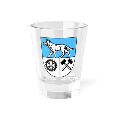 Wappen Wilkau-Hasslau (Germany) (Coat of Arms) Shot Glass 1.5oz 1.5oz - Go Mug Yourself