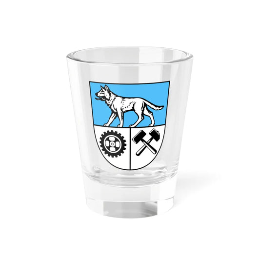Wappen Wilkau-Hasslau (Germany) (Coat of Arms) Shot Glass 1.5oz 1.5oz - Go Mug Yourself