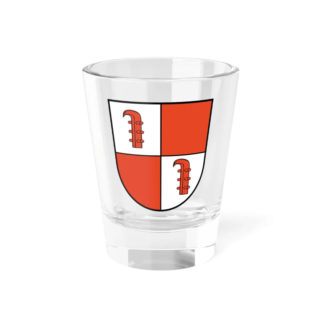 Wappen Zeestow-Brieselang (Germany) (Coat of Arms) Shot Glass 1.5oz 1.5oz - Go Mug Yourself