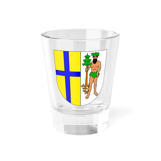Wappen Zehngerichtebund2 (Switzerland) (Coat of Arms) Shot Glass 1.5oz 1.5oz - Go Mug Yourself