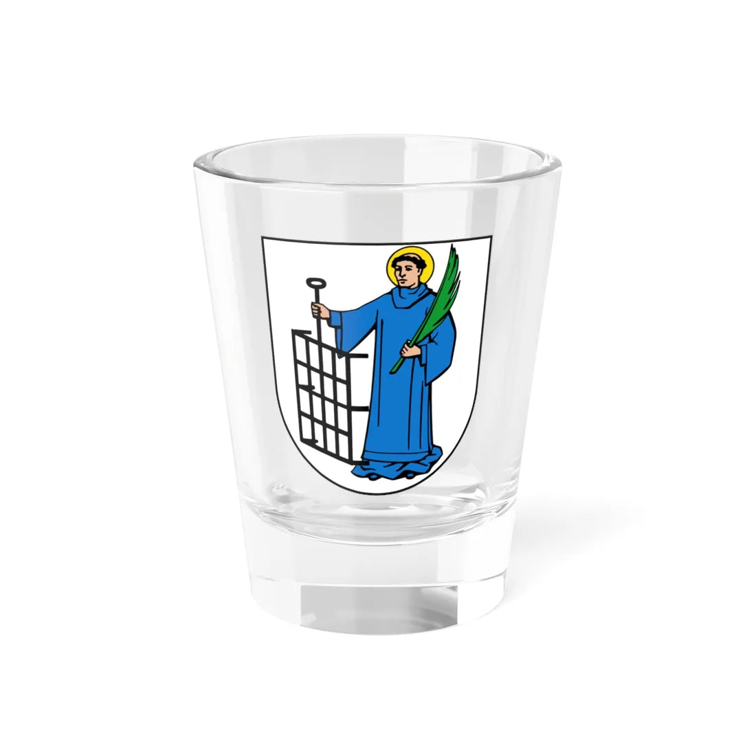 Wappen Zwenkau (Germany) (Coat of Arms) Shot Glass 1.5oz 1.5oz - Go Mug Yourself