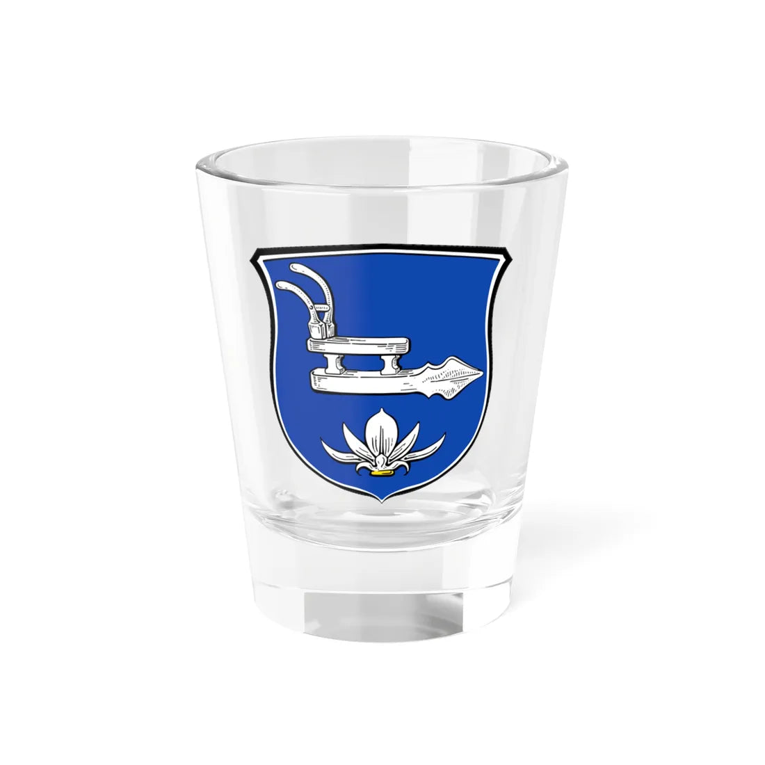 WappenBiblis (Germany) (Coat of Arms) Shot Glass 1.5oz 1.5oz - Go Mug Yourself