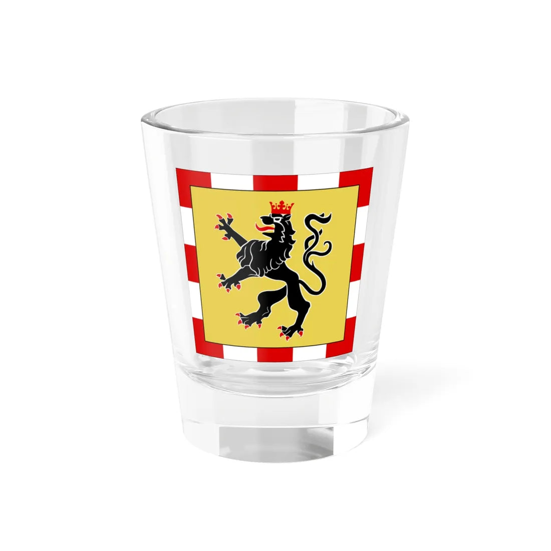 Wappenflagge des Deutschen Kaisers 1905-1918 Seine Majestät sind nicht an Bord (Germany) Shot Glass 1.5oz 1.5oz - Go Mug Yourself