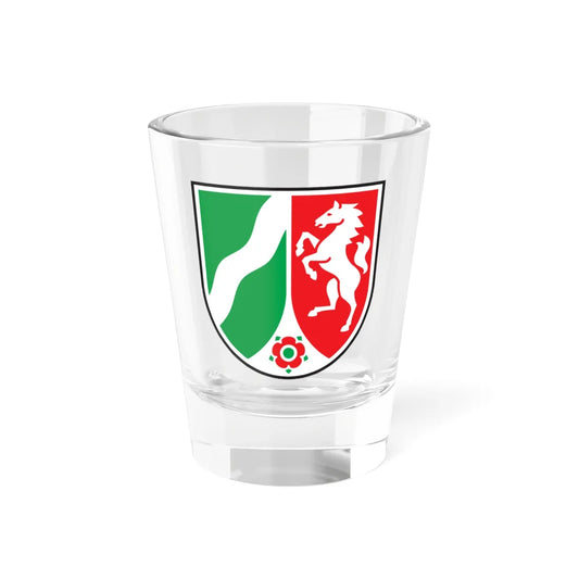 Wappenzeichen NRW (Germany) (Coat of Arms) Shot Glass 1.5oz 1.5oz - Go Mug Yourself