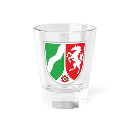 Wappenzeichen NRW original colour (Germany) (Coat of Arms) Shot Glass 1.5oz 1.5oz - Go Mug Yourself