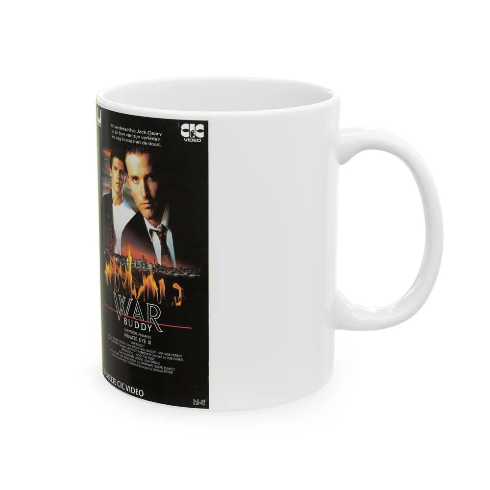 WAR BUDDY (VHS COVER) - White Coffee Mug-Go Mug Yourself