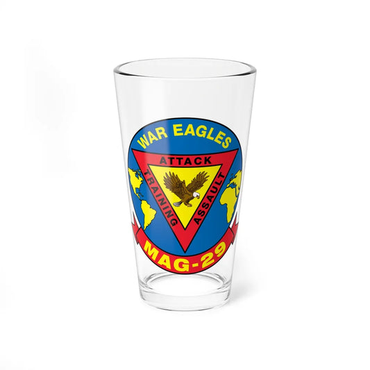 War Eagle MAG 29 (USMC) Pint Glass 16oz-16oz-Go Mug Yourself