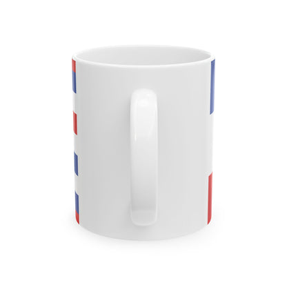 War Ensign of DF Yugoslavia 1942 (Croatia) White Coffee Mug-Go Mug Yourself