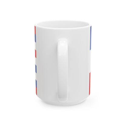 War Ensign of DF Yugoslavia 1942 (Croatia) White Coffee Mug-Go Mug Yourself