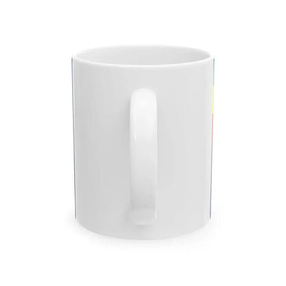 War Ensign of Ethiopia 1955-1974 (Ethiopia) White Coffee Mug - Go Mug Yourself
