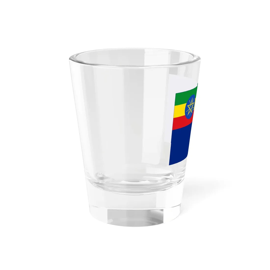 War Ensign of Ethiopia FDRE (Ethiopia) Shot Glass 1.5oz - Go Mug Yourself