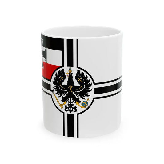 War Ensign of Germany 1867-1892 (Germany) White Coffee Mug 11oz - Go Mug Yourself