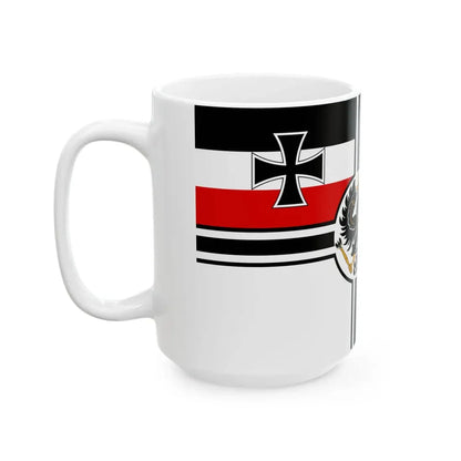 War Ensign of Germany 1867-1892 (Germany) White Coffee Mug - Go Mug Yourself