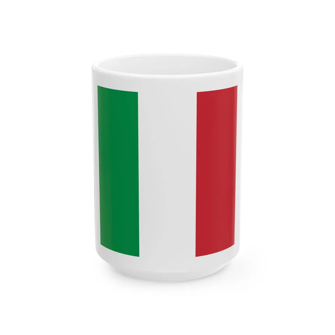 War Ensign of Italy (Italy) White Coffee Mug 15oz - Go Mug Yourself