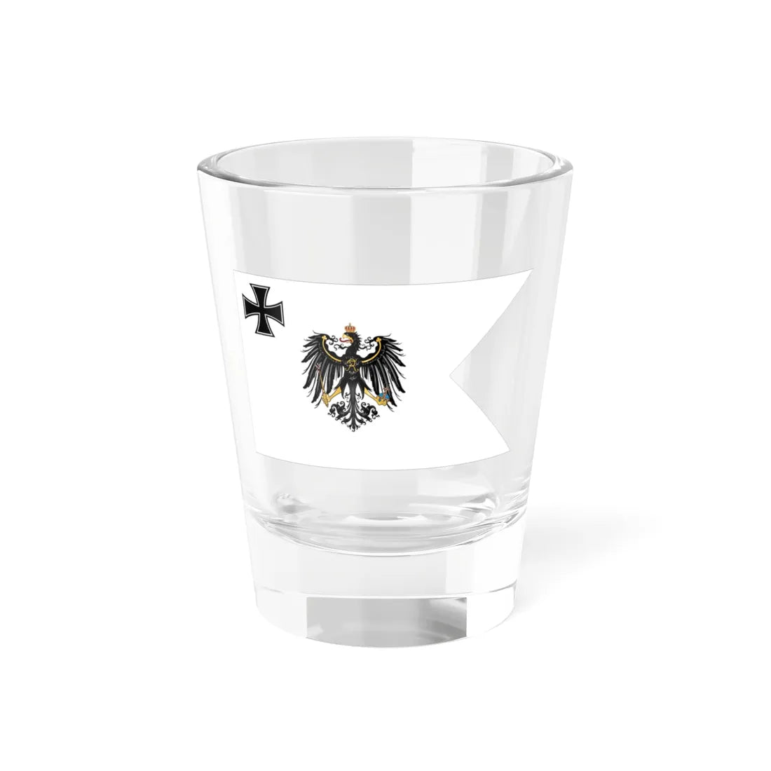 War Ensign of Prussia 1895-1918 (Russia) Shot Glass 1.5oz 1.5oz - Go Mug Yourself