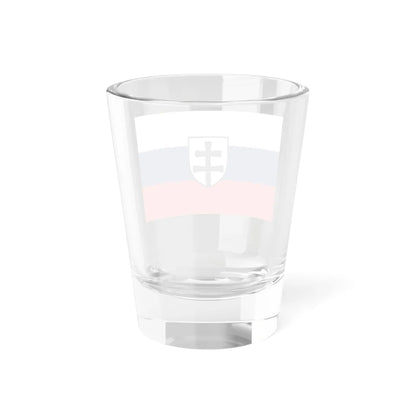 War Ensign Of The First Slovak Republic (Slovakia) Shot Glass 1.5oz - Go Mug Yourself