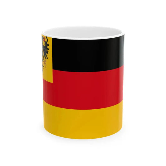 War ensign of the German Empire Navy 1848-1852 (Germany) White Coffee Mug 11oz - Go Mug Yourself