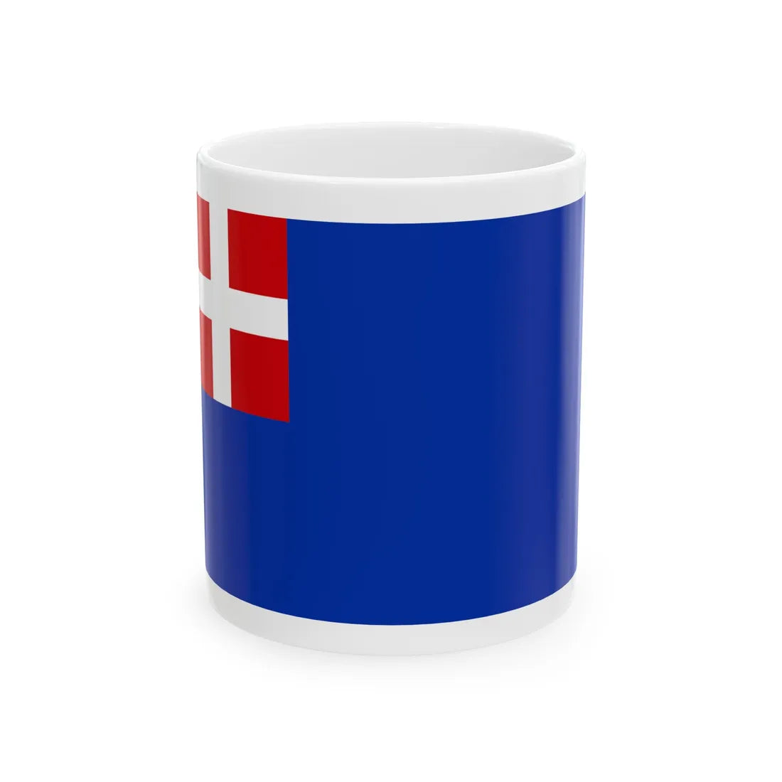 War Ensign of the Kingdom of Sardinia 1785-1802 (Italy) White Coffee Mug 11oz - Go Mug Yourself