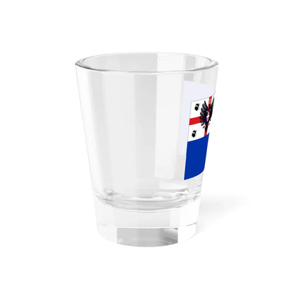 War Ensign of the Kingdom of Sardinia 1802-1814 (Italy) Shot Glass 1.5oz - Go Mug Yourself