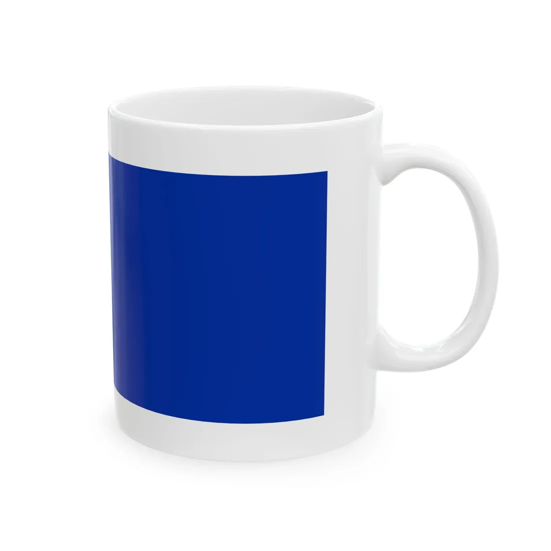 War Ensign of the Kingdom of Sardinia 1816-1848 aspect ratio 31-76 (Italy) White Coffee Mug - Go Mug Yourself