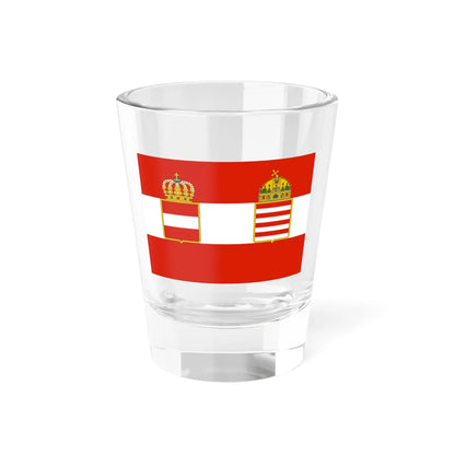 War flag of Austria-Hungary 1915-1918 (Austria) Shot Glass 1.5oz 1.5oz - Go Mug Yourself