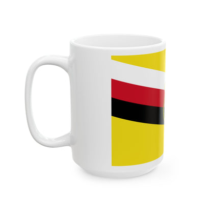War Flag of Brunei (Brunei) White Coffee Mug-Go Mug Yourself
