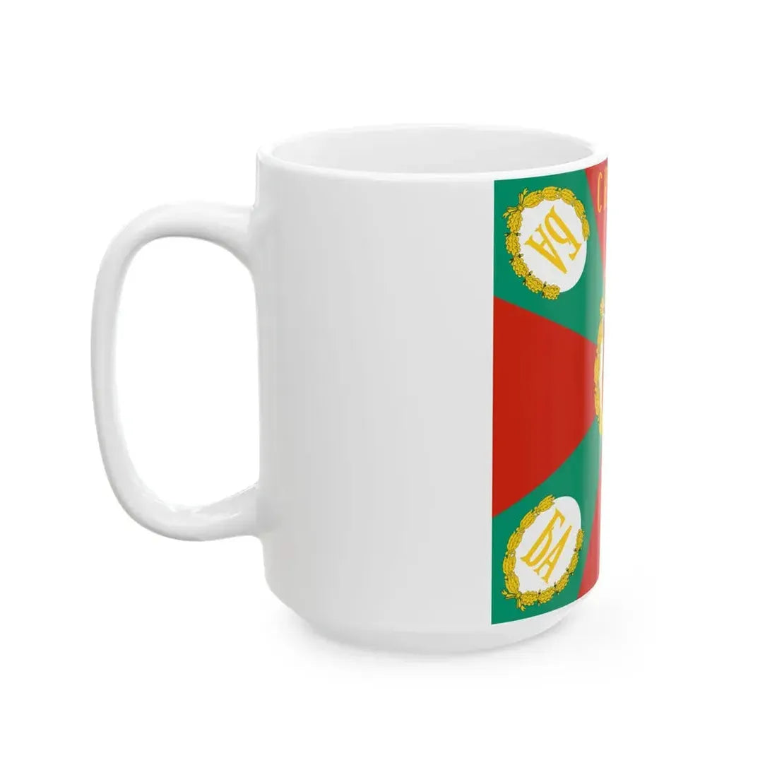 War flag of Bulgaria (Bulgaria) White Coffee Mug - Go Mug Yourself