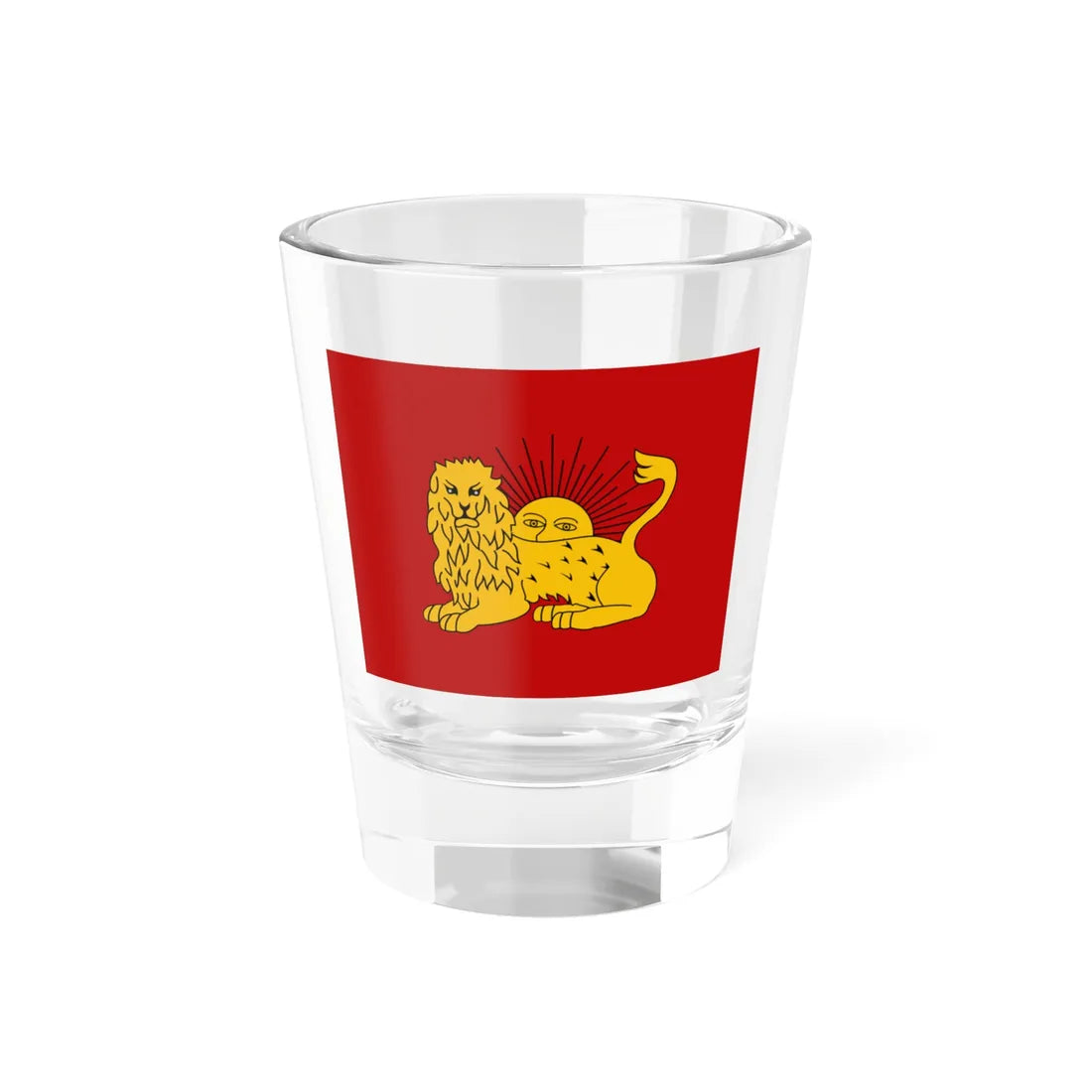 War Flag of Fath Ali Shah (Iran) Shot Glass 1.5oz 1.5oz - Go Mug Yourself