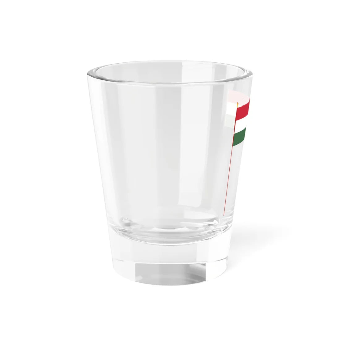 War Flag of Hungary 1939-1945 size IV with staff (Hungary) Shot Glass 1.5oz - Go Mug Yourself