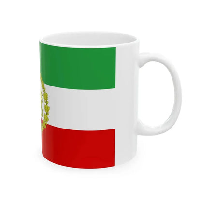 War flag of Iran 1925-1979 (Iran) White Coffee Mug - Go Mug Yourself