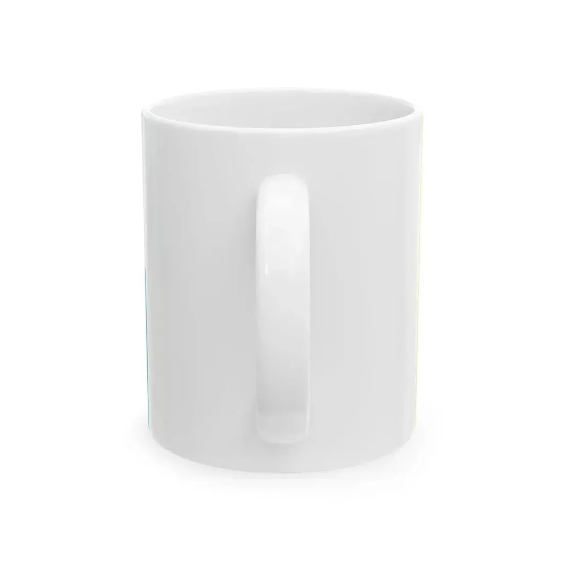 War Flag of Kazakh Naval Forces reverse (Kazakhstan) White Coffee Mug - Go Mug Yourself