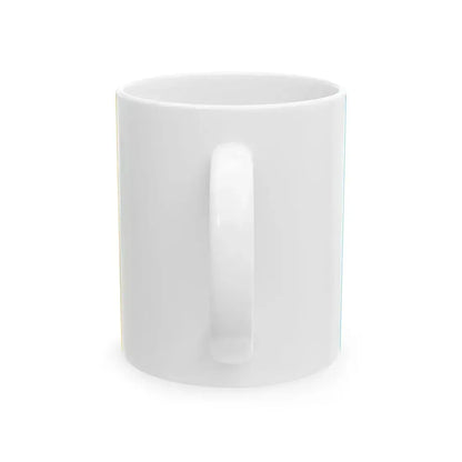 War flag of Kazakhstan obverse (Kazakhstan) White Coffee Mug - Go Mug Yourself