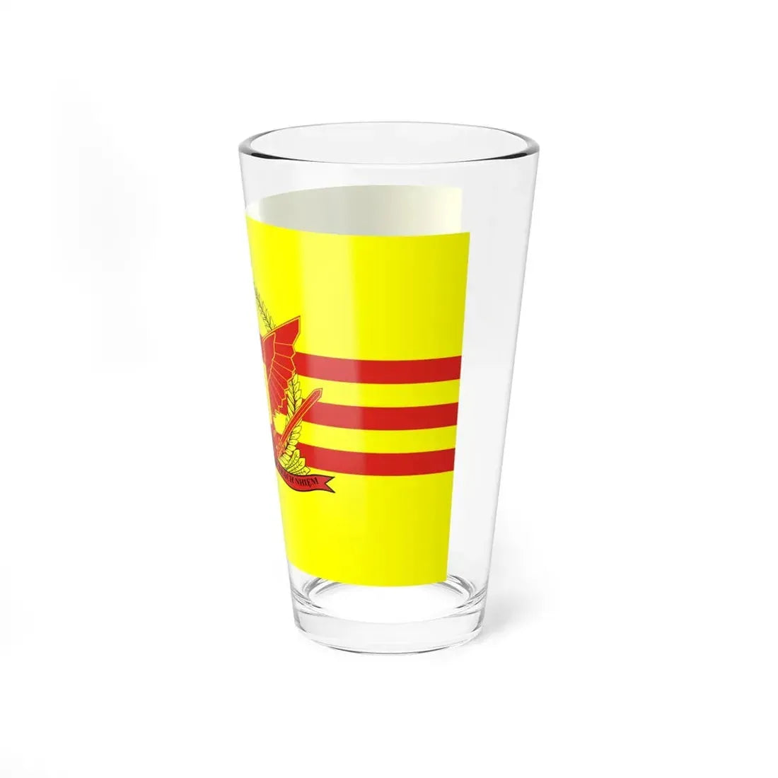 War flag of South Vietnam (Vietnam) Pint Glass 16oz - Go Mug Yourself