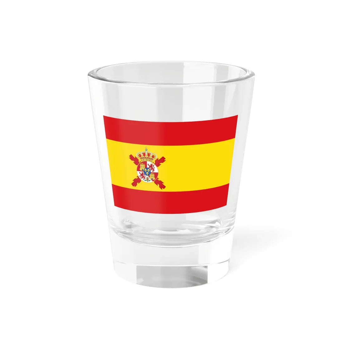 War flag of Spain proposal (Spain) Shot Glass 1.5oz - Go Mug Yourself
