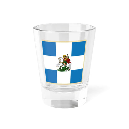 War flag of the Hellenic Army (Greece) Shot Glass 1.5oz 1.5oz - Go Mug Yourself