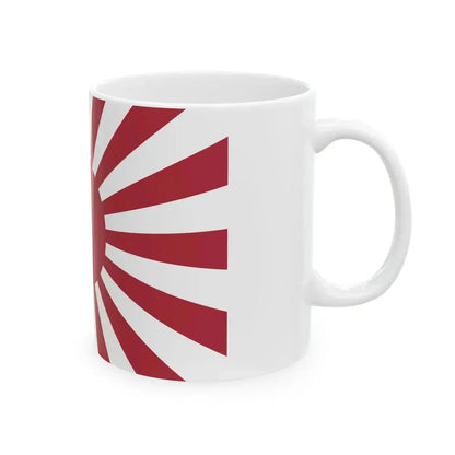 War flag of the Imperial Japanese Army 1868-1945 (Japan) White Coffee Mug - Go Mug Yourself