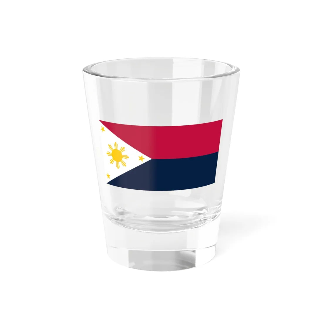 War Flag of the Philippines 1936-1985 19861998 (Philippines) Shot Glass 1.5oz 1.5oz - Go Mug Yourself