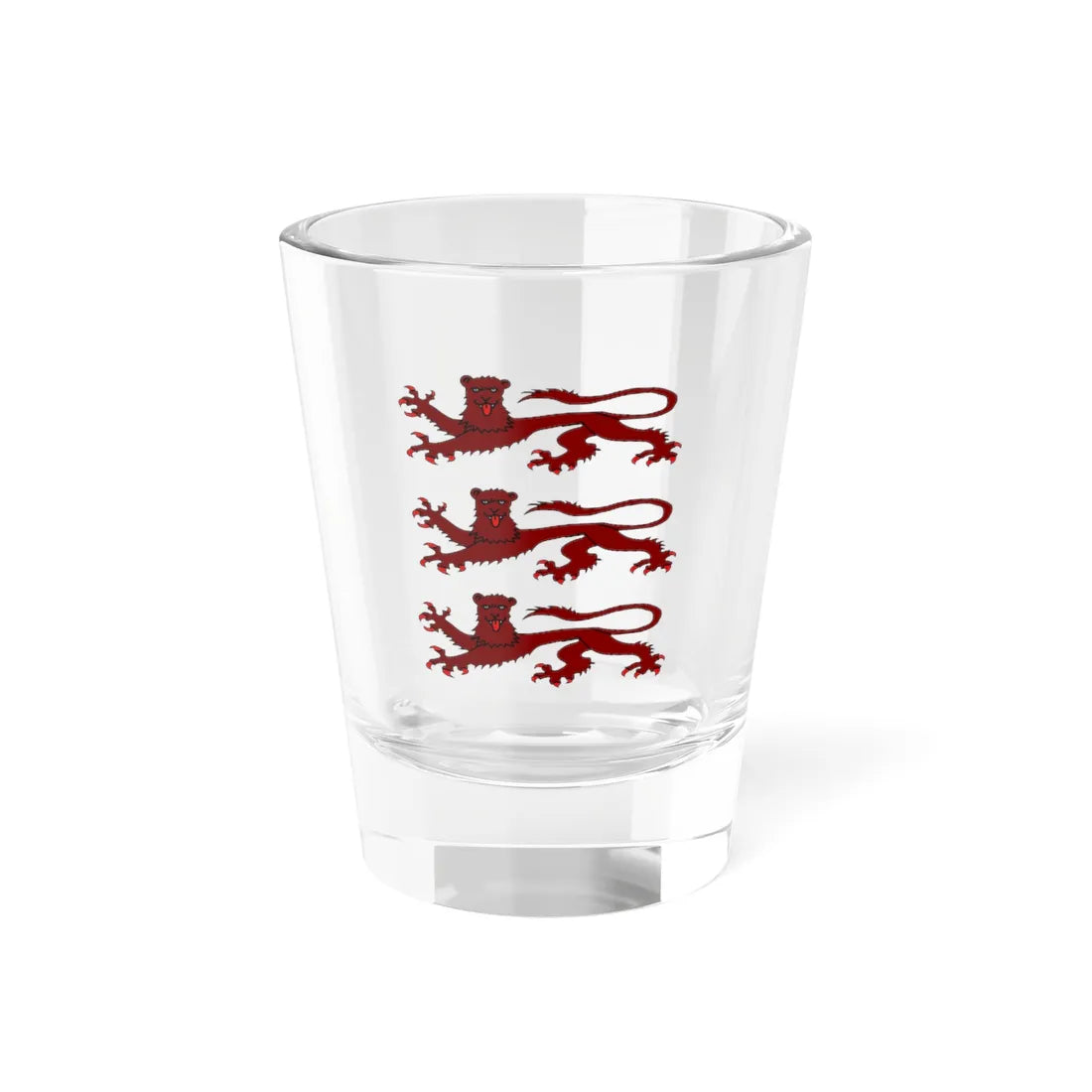 War Flag of Wales 1185-1282 (United Kingdom) Shot Glass 1.5oz 1.5oz - Go Mug Yourself