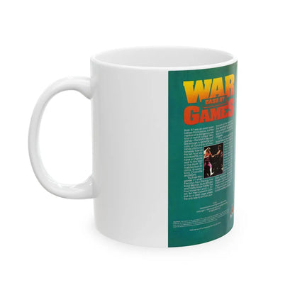 WAR GAMES BASH 87 (VHS COVER) - White Coffee Mug-Go Mug Yourself